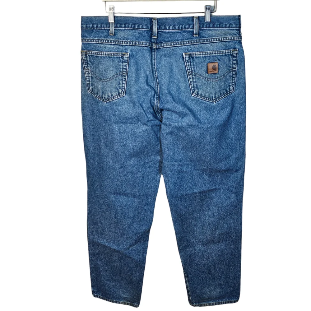 Carhartt Jeans: Men's 101512 406 Made‎ USA Made Relaxed Fit Cotton Denim 40 X 32